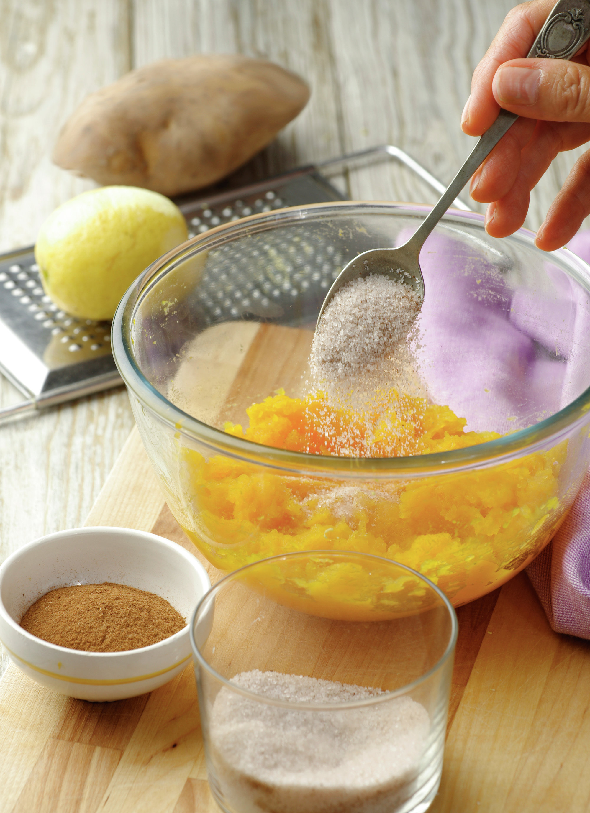 1. Prepara el dulce de boniato