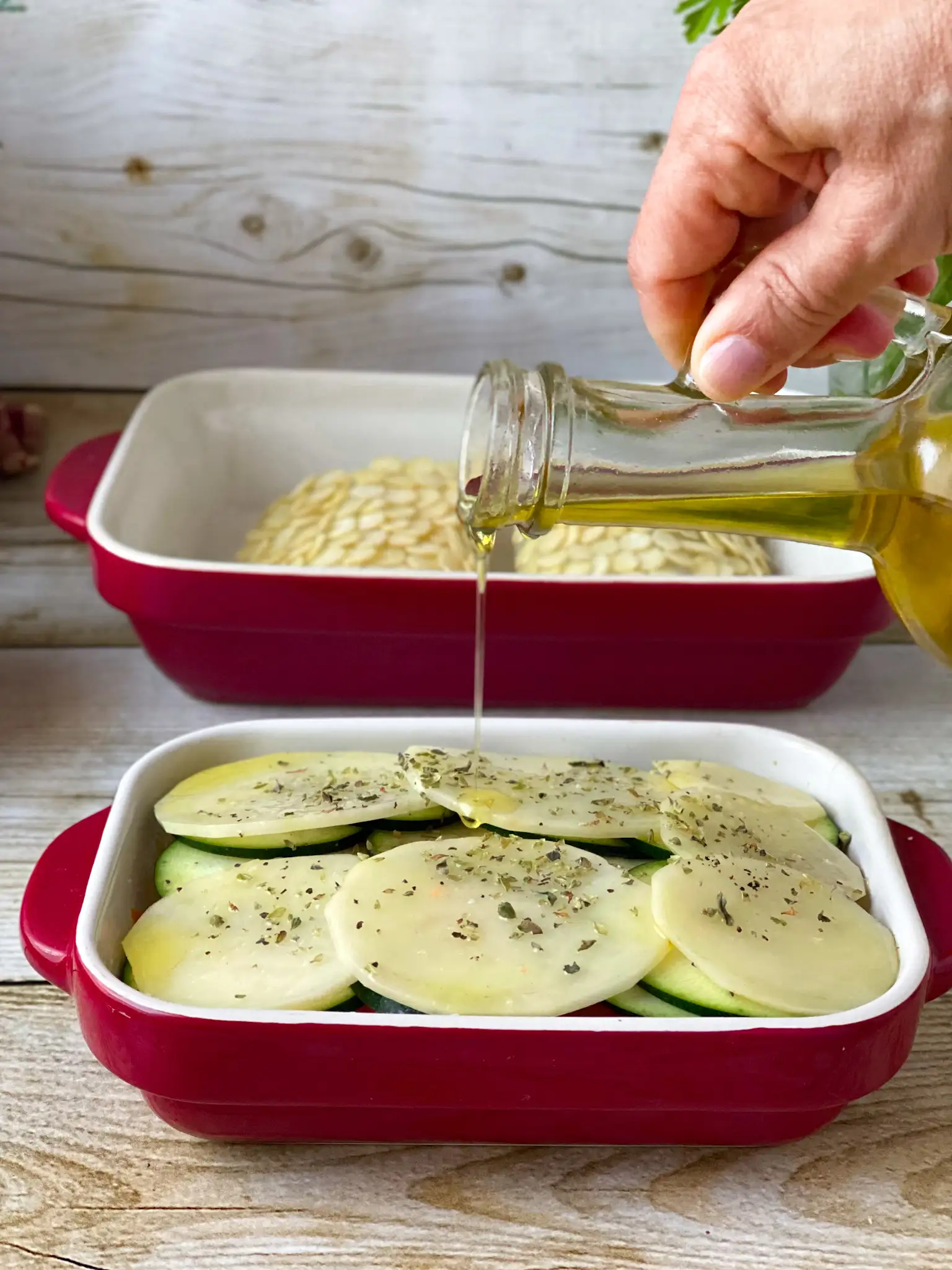 3. Hornea las verduras y el pescado