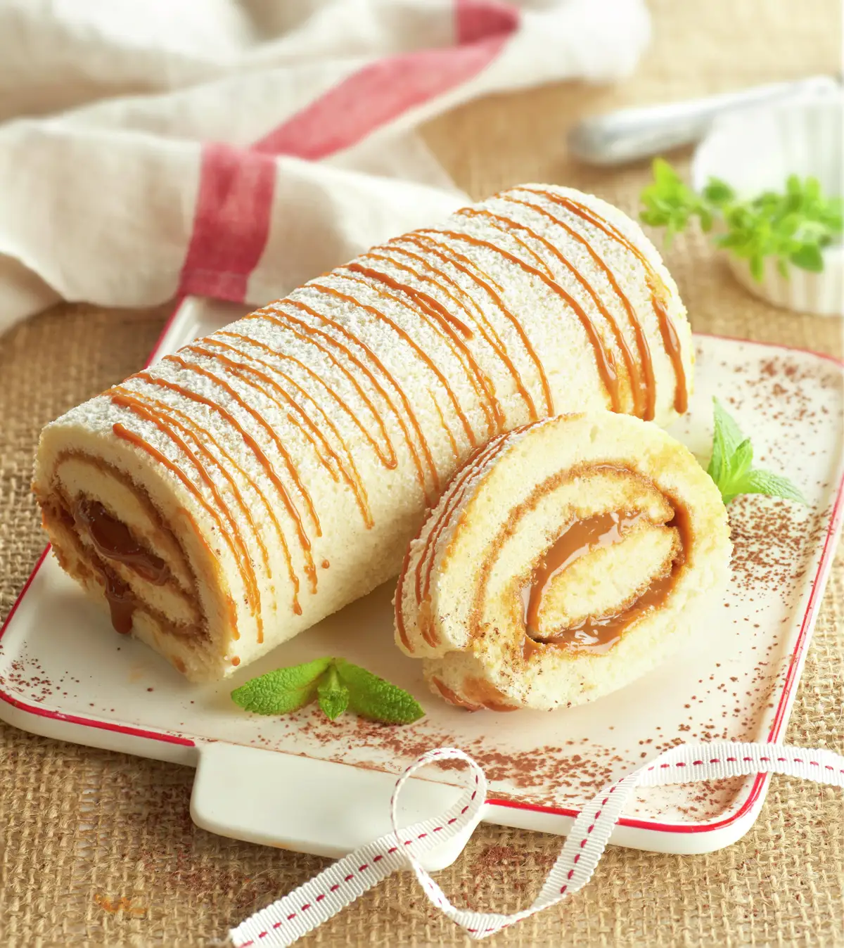 BRAZO DE GITANO CON DULCE DE LECHE. 