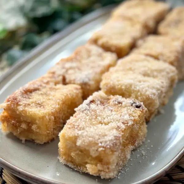 Leche frita con mango, un giro al clásico de la mano de Enrique Sánchez