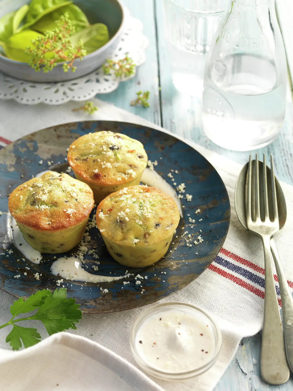 BUDINES VEGETALES AL PARMESANO.