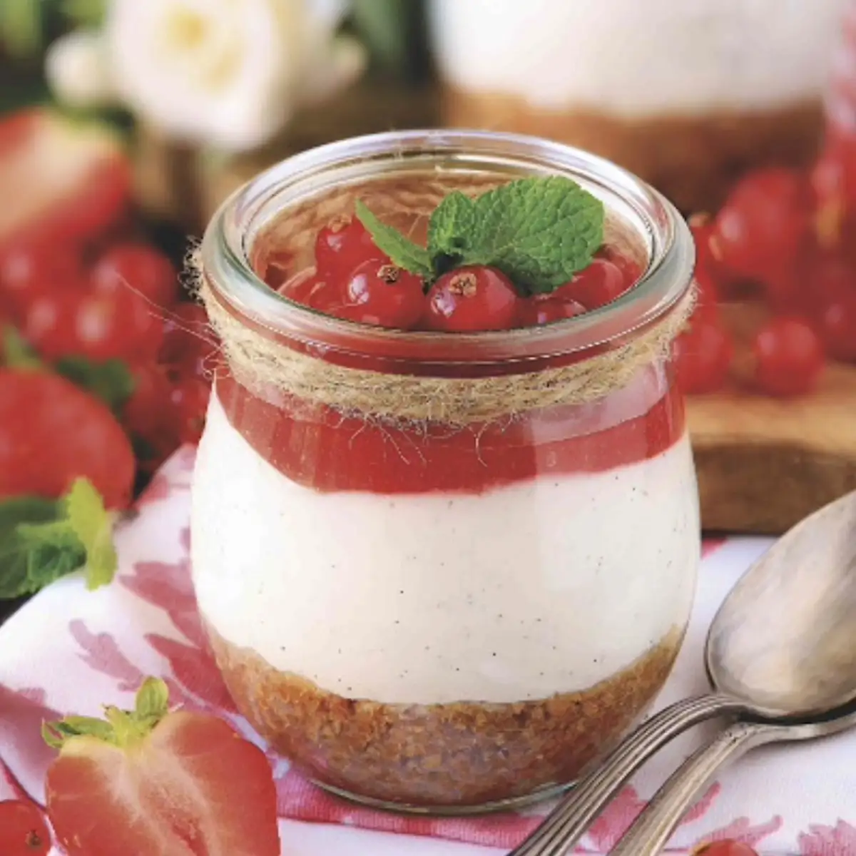 Tarritos de mascarpone y fresas