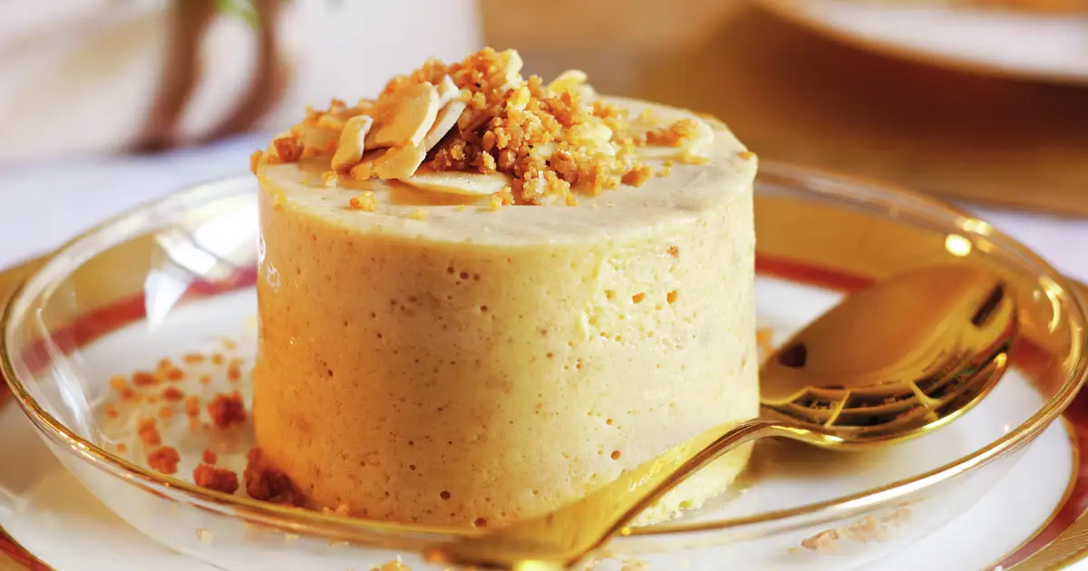 Semifrío de turrón con almendras y galleta, un postre navideño fácil y ...