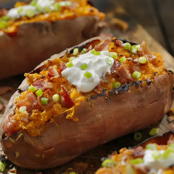 Boniatos rellenos, prepara esta cena exprés en tan solo ¡10 minutos! Es facilísima