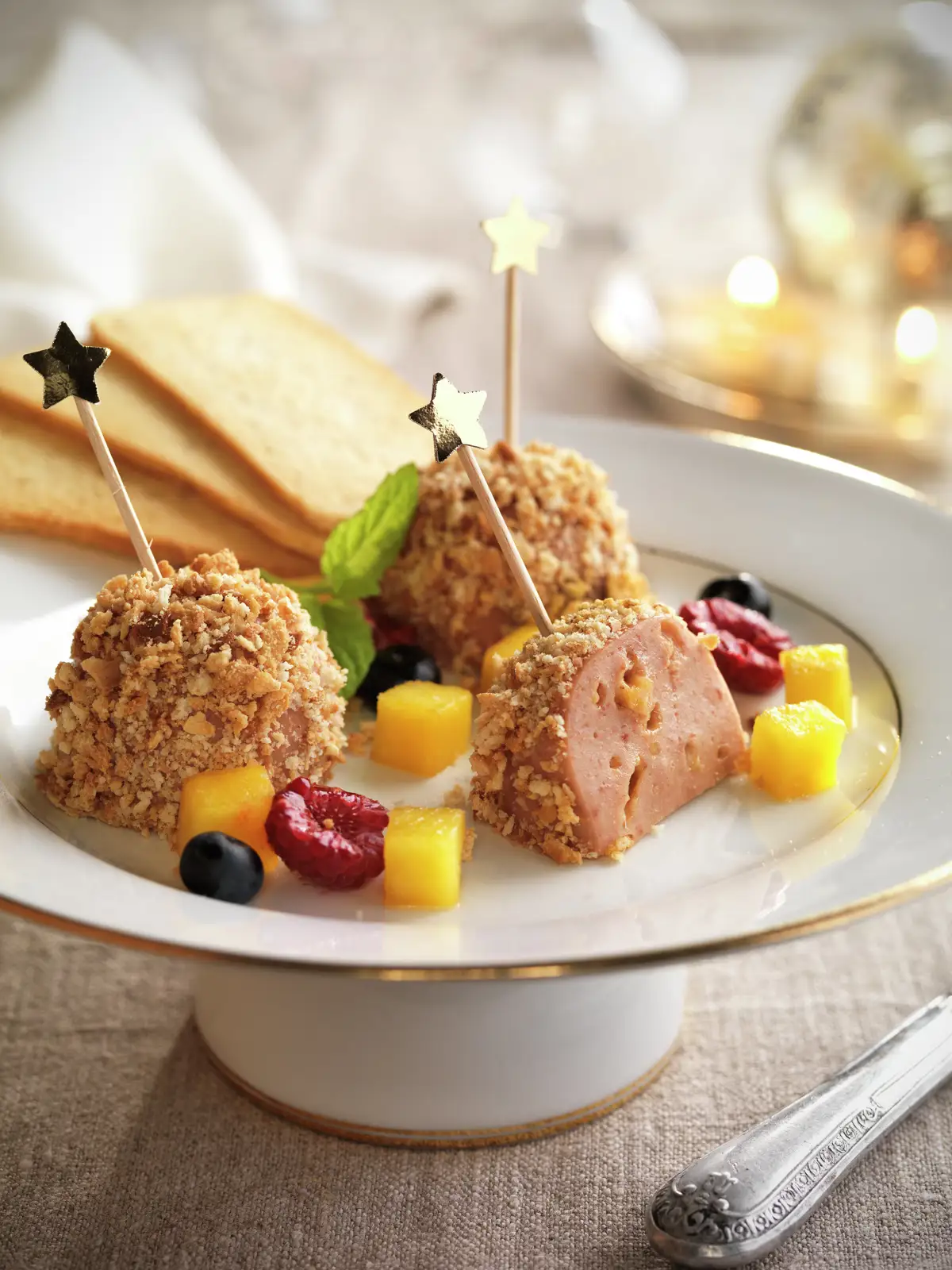 MOUSSE DE FOIE Y TURRÓN.