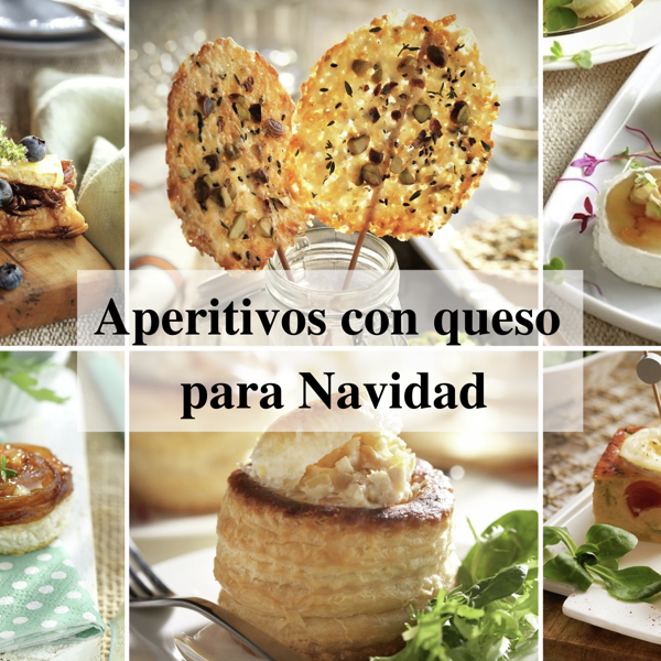 Aperitivos con queso para Navidad