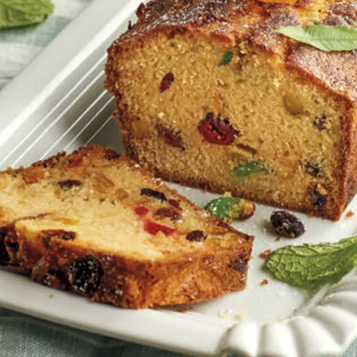 Plumcake con fruta confitada