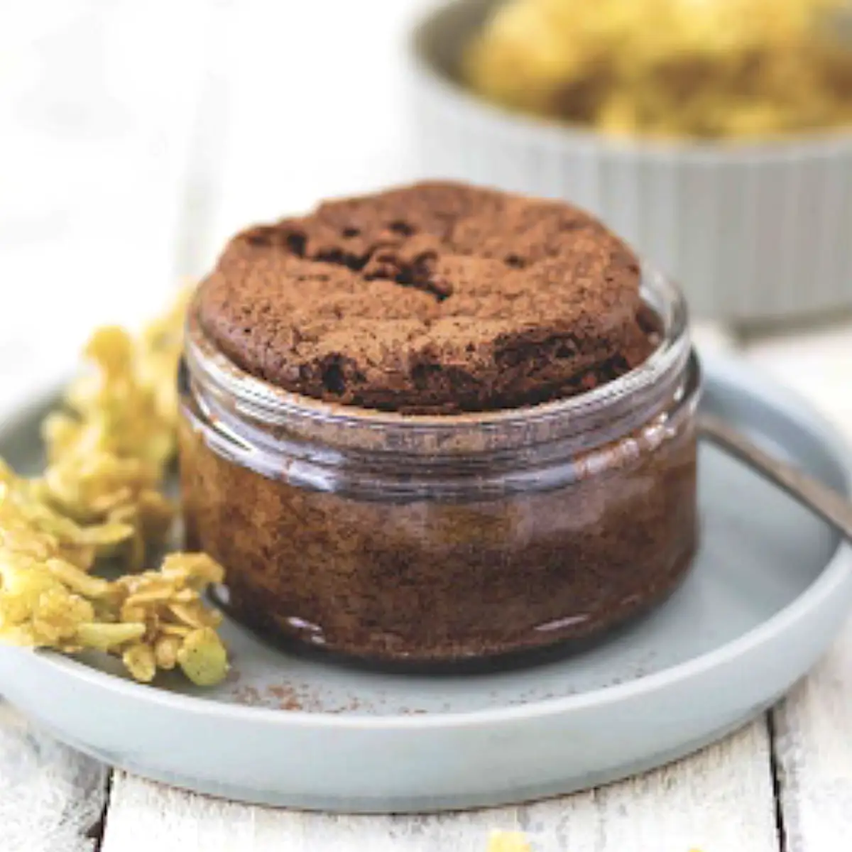 souffle╠ü de chocolate con mai╠üz