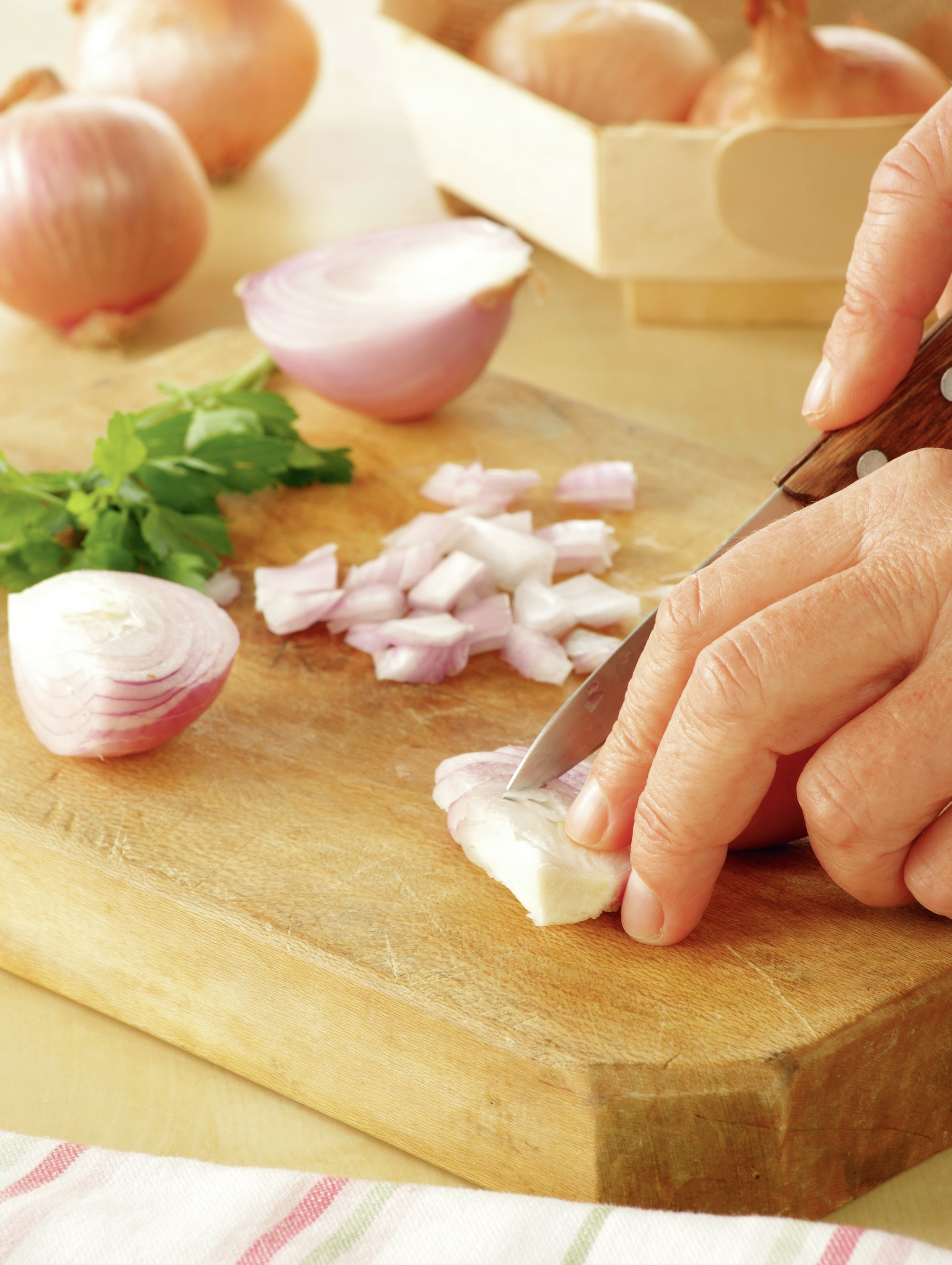 1. Corta los ingredientes