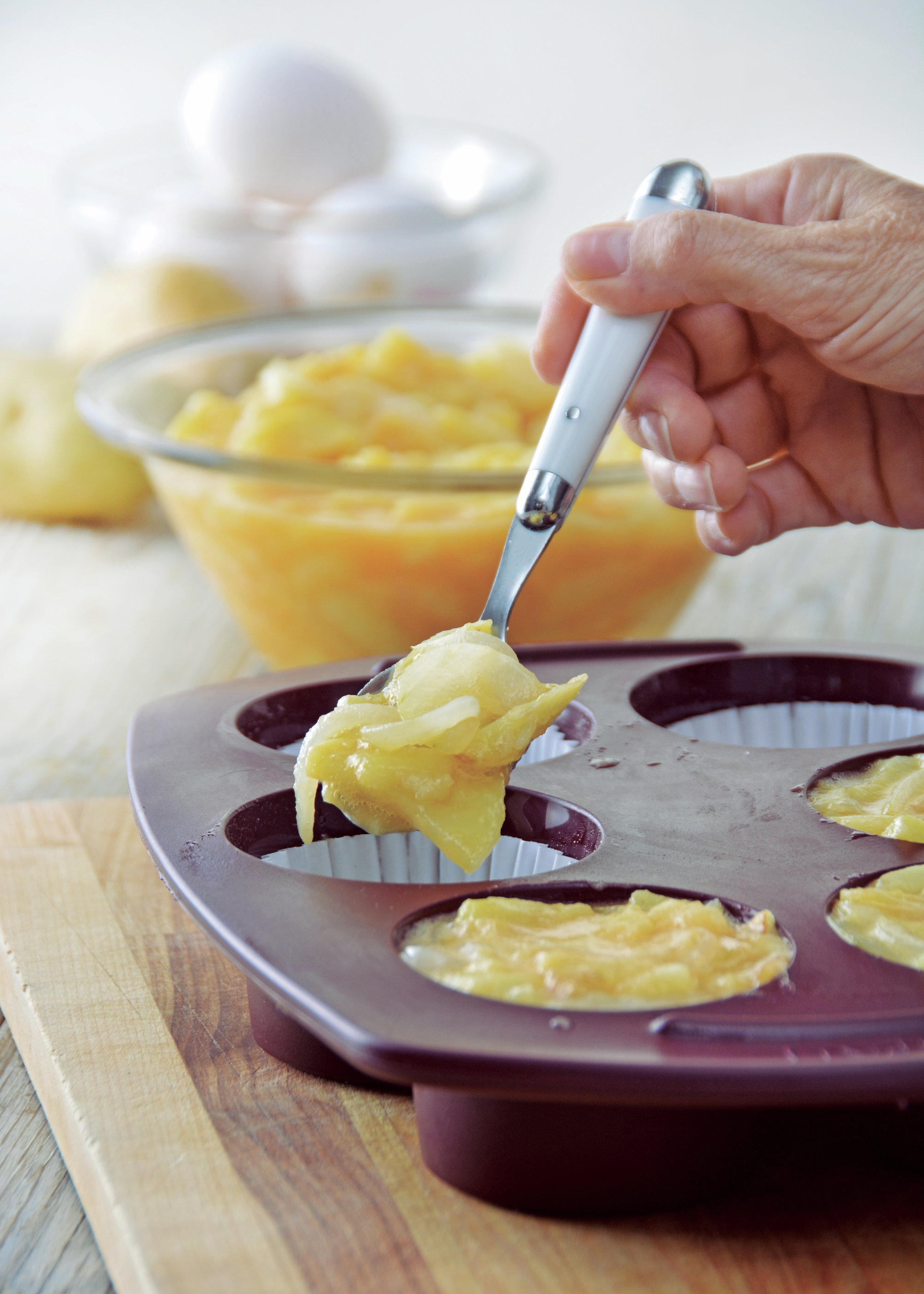 3. Cuaja los pastelitos