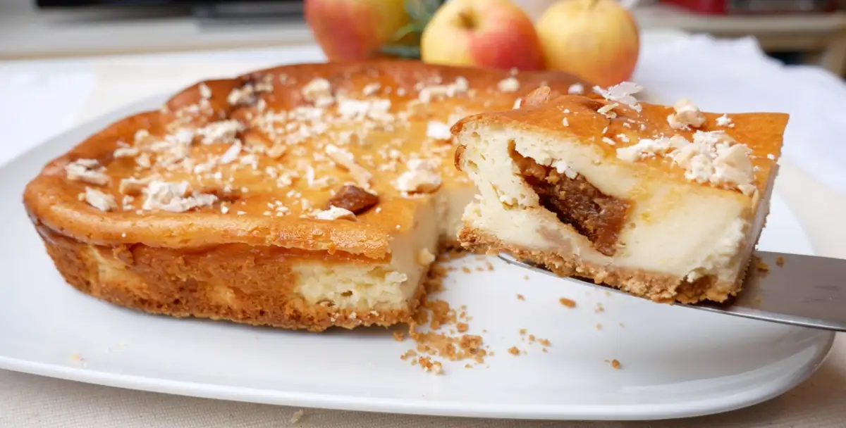 Tarta de queso con turrón 2