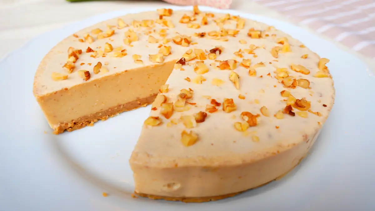 Tarta de turrón sin horno, fácil y deliciosa