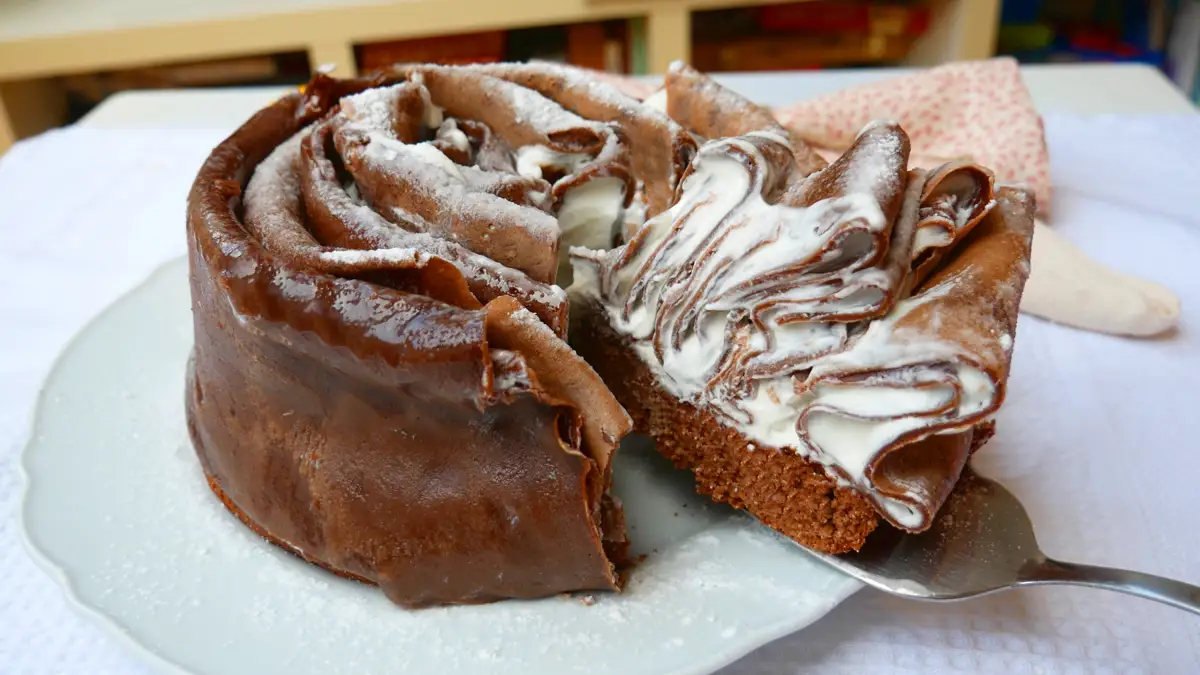 Tarta para Navidad sin horno