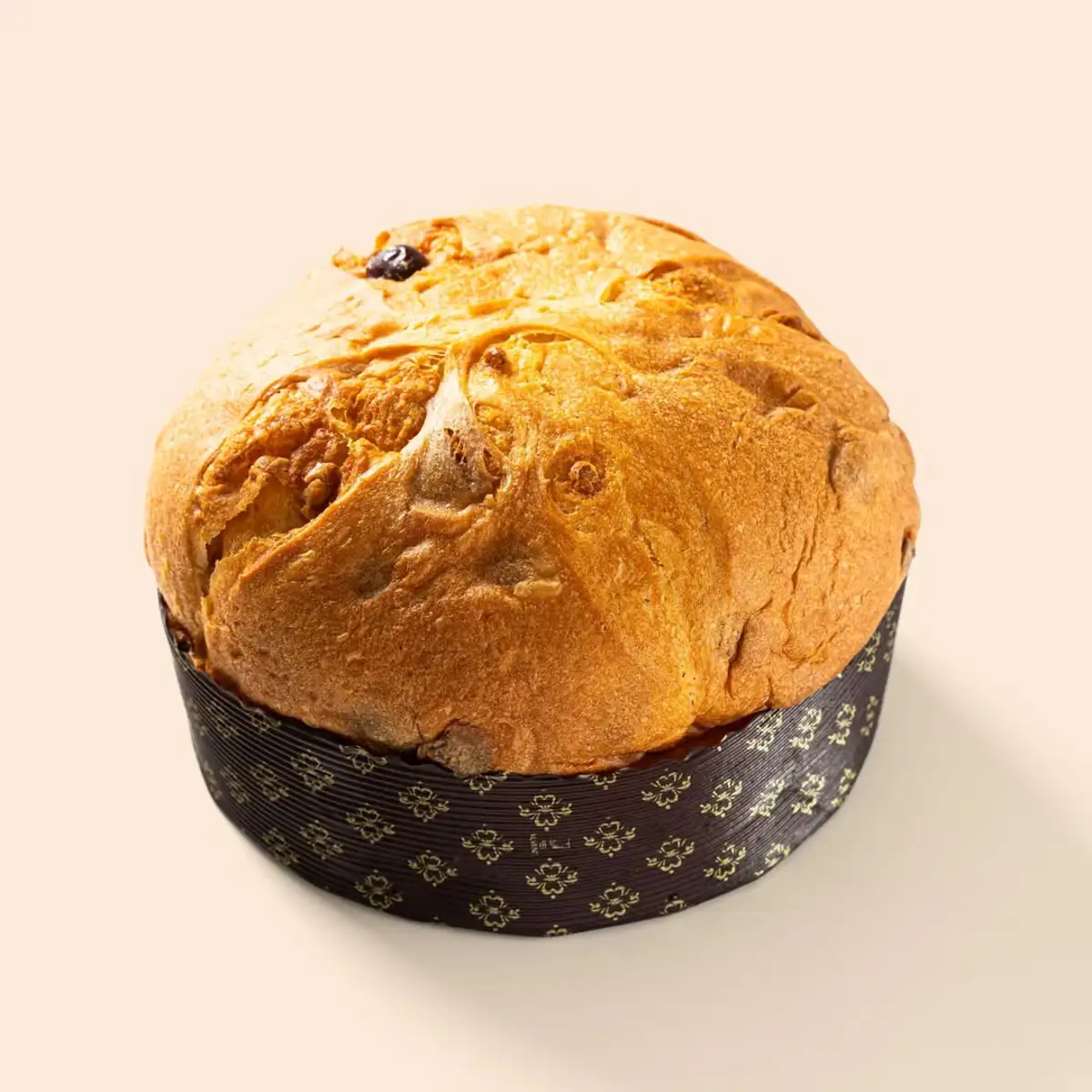 Panettone de xocolata blanca i fruites