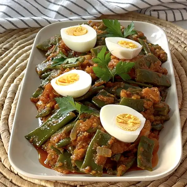 Ni tristes, ni aburridas: judías verdes guisadas con tomate, nutritivas y fáciles. ¡Prepara el tupper!