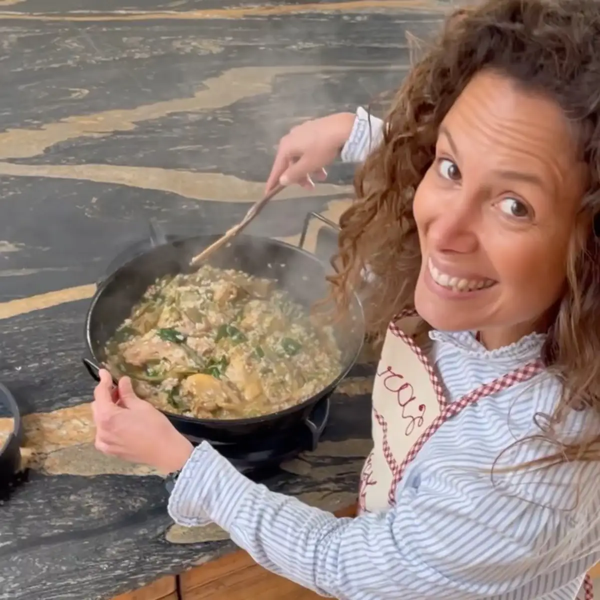 arroz con pollo conejo y verduras de laura madrueño