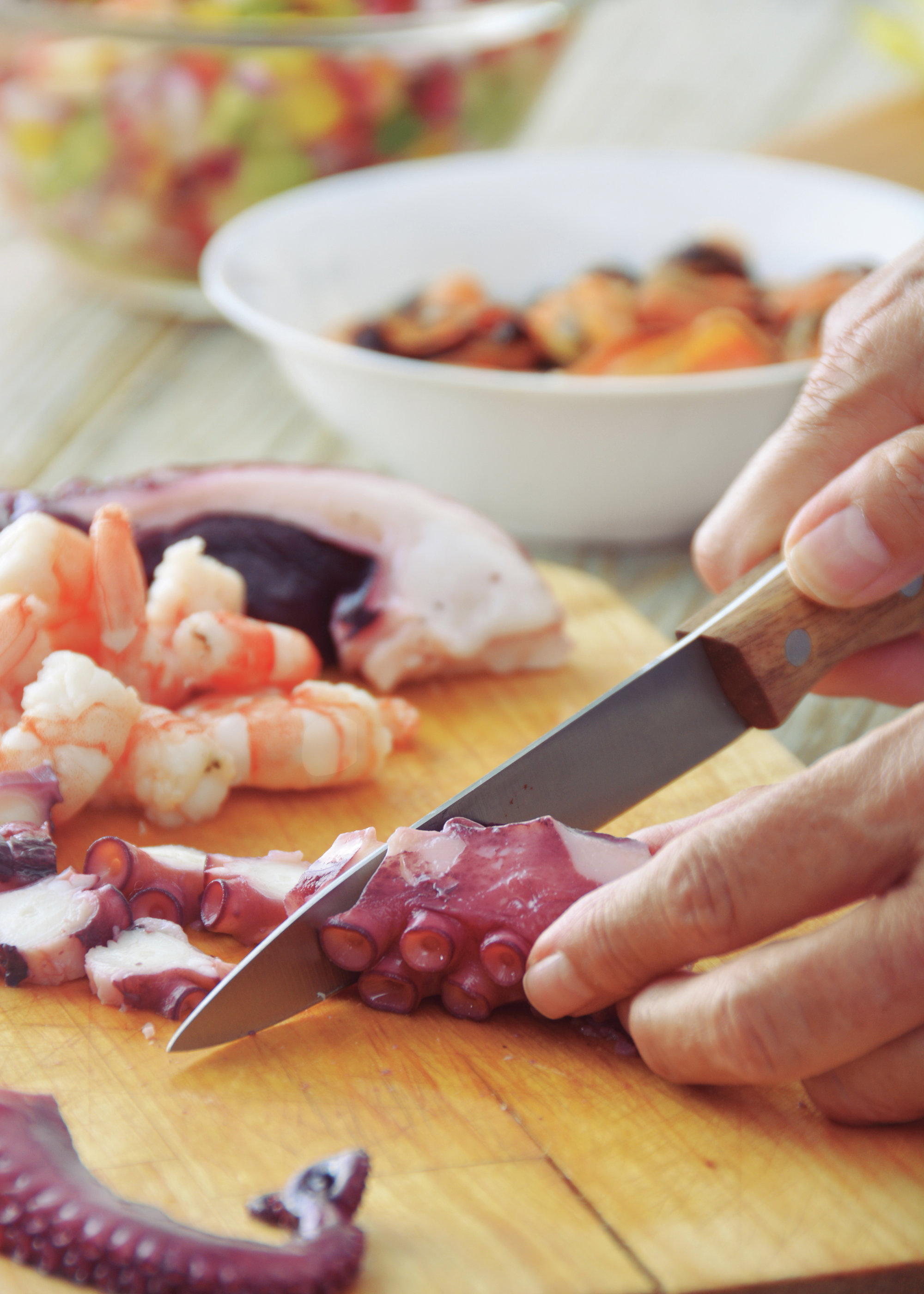 1. Corta los ingredientes