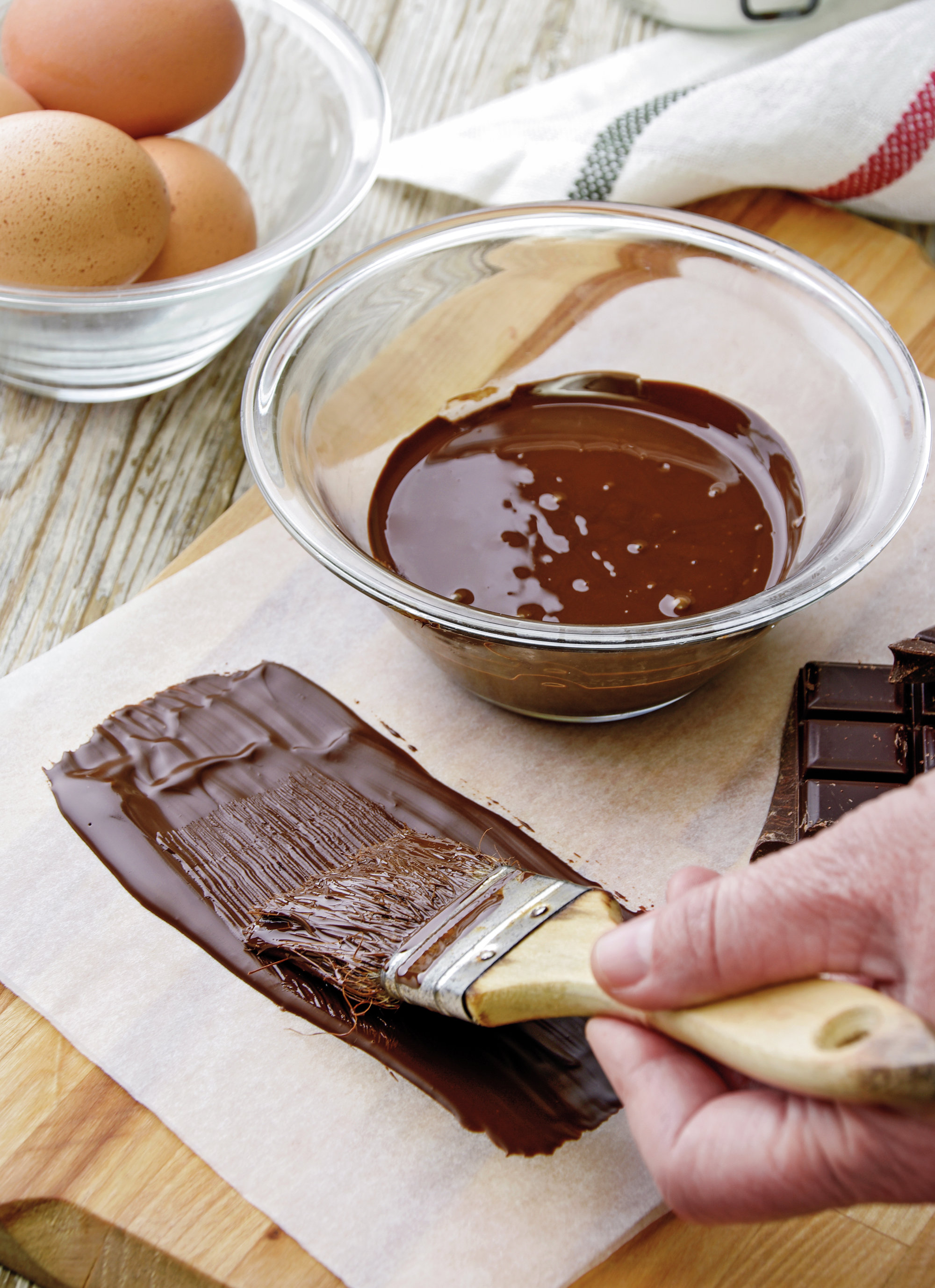 1. Funde el chocolate