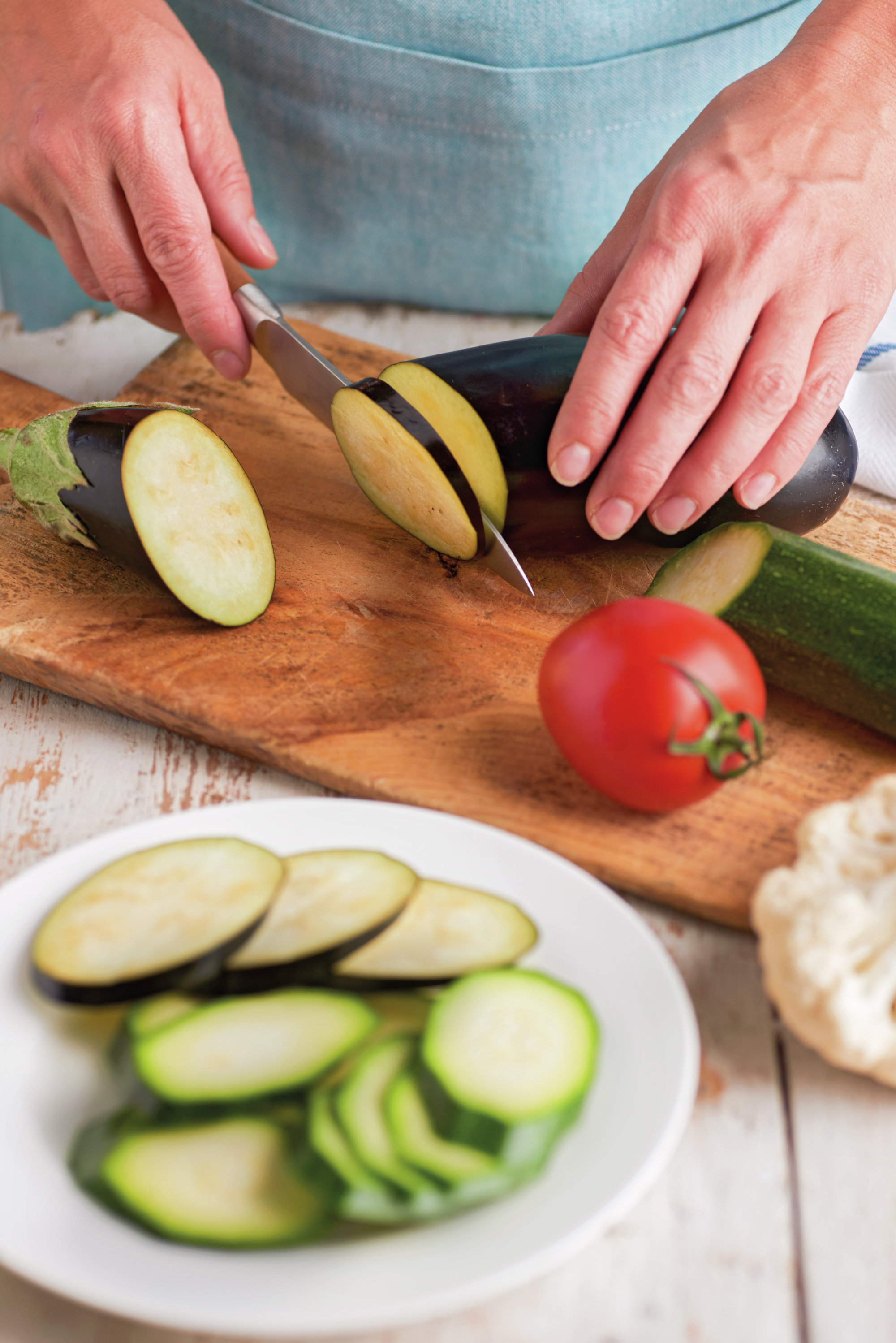 1. Prepara los timbales de verduras