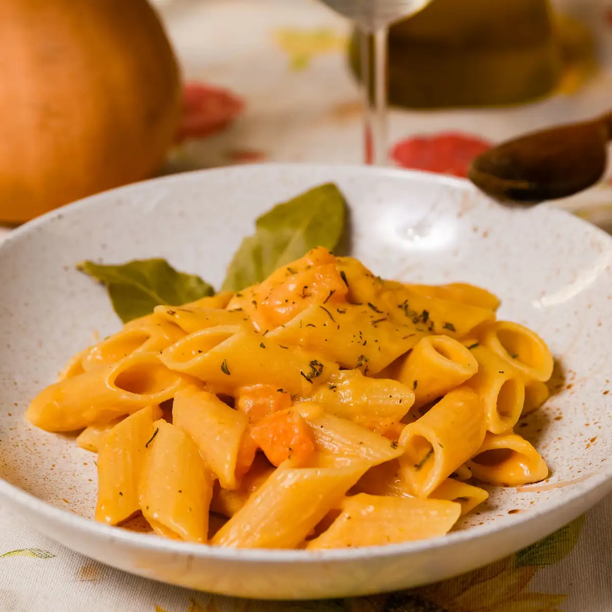 Pasta con calabaza