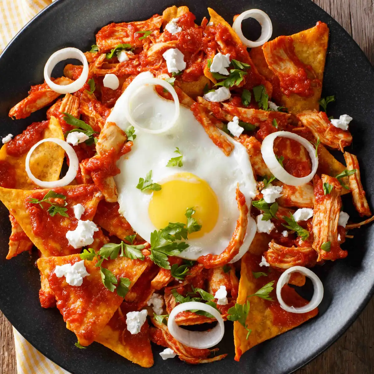 Chilaquiles rojos