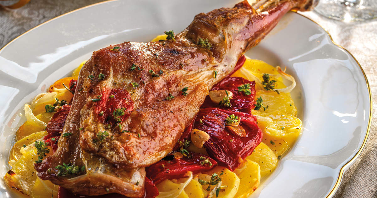 ¿Comida de fiesta? Prepara una paletilla de cordero al horno...