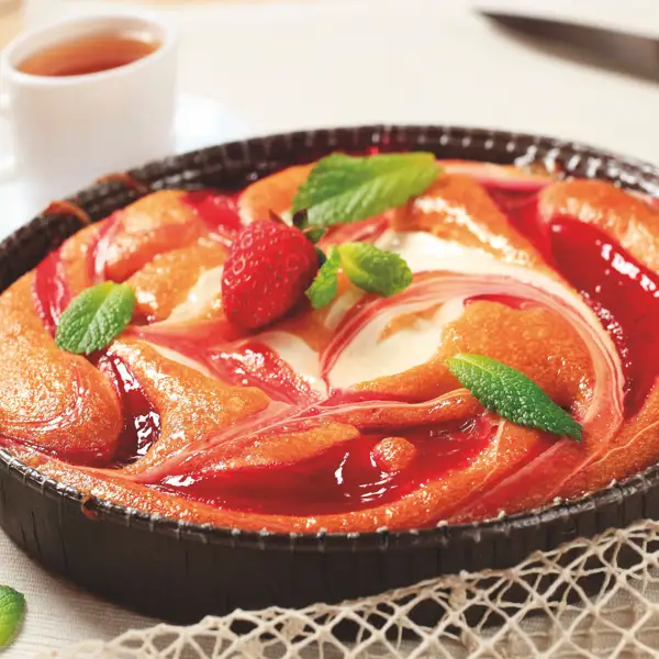 La tarta de queso más ligera y esponjosa ya es posible y tengo la receta (con coulis de fresón)