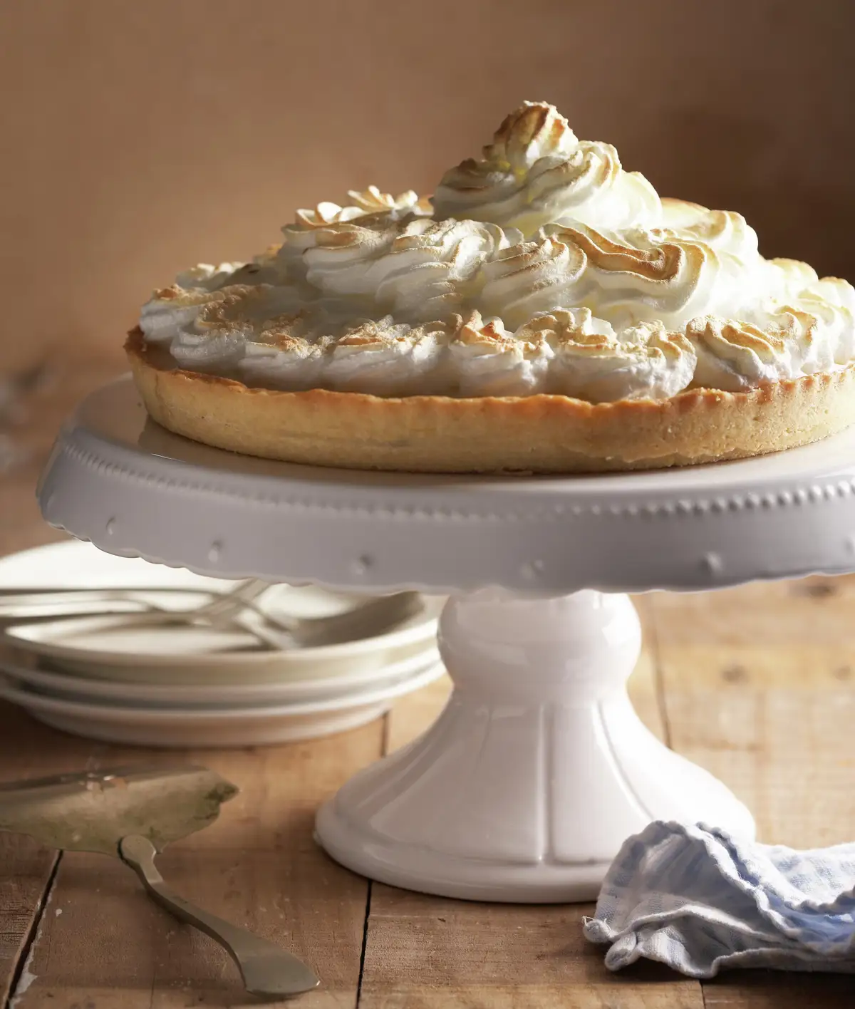 TARTA DE LIMÓN CON CHOCOLATE.