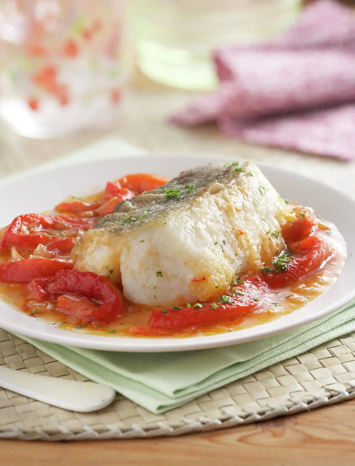 BACALAO A LA RIOJANA.