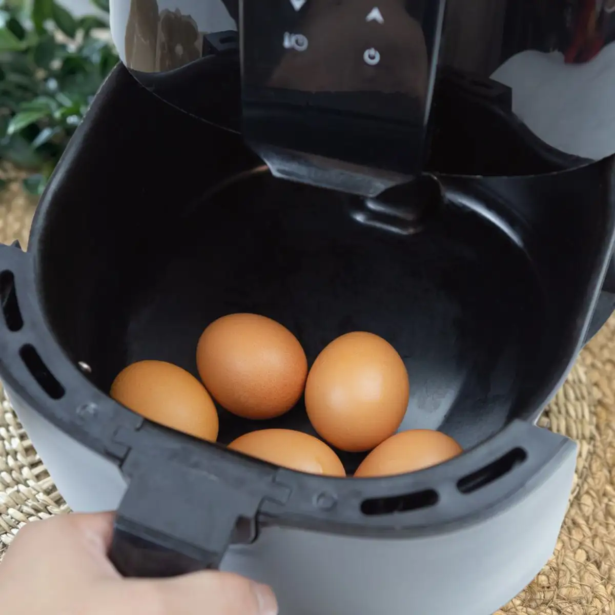 Huevos duros en airfryer