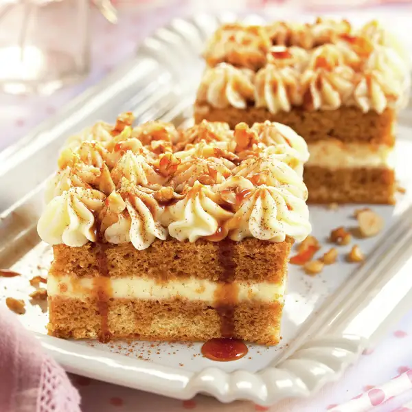 Pastelitos de vainilla al caramelo