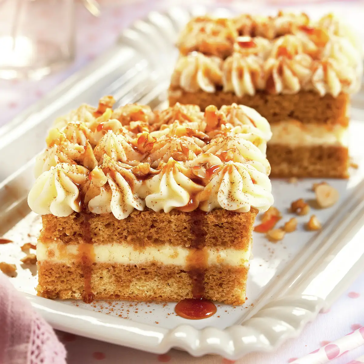 Pastelitos de vainilla al caramelo