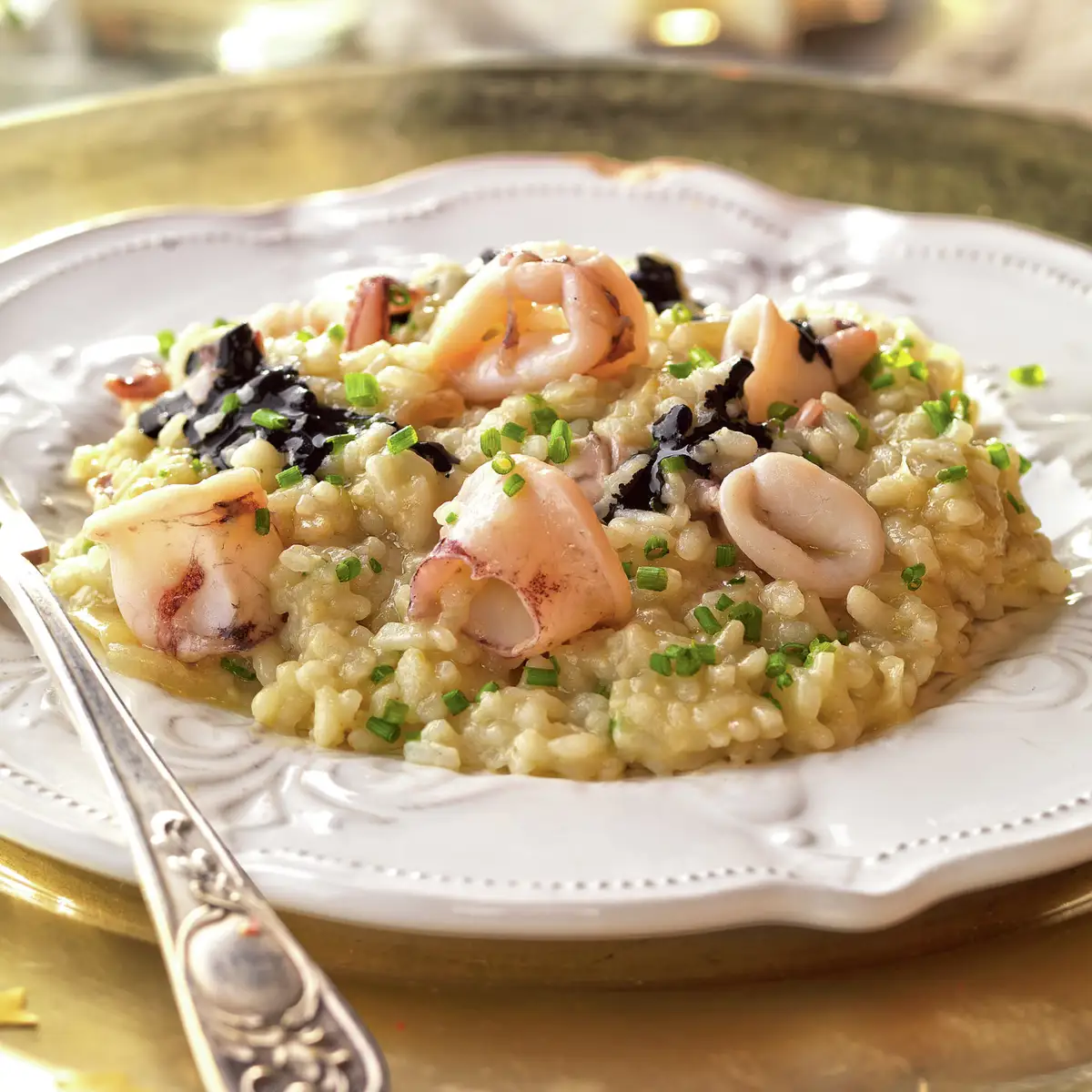 Arroz con calamares