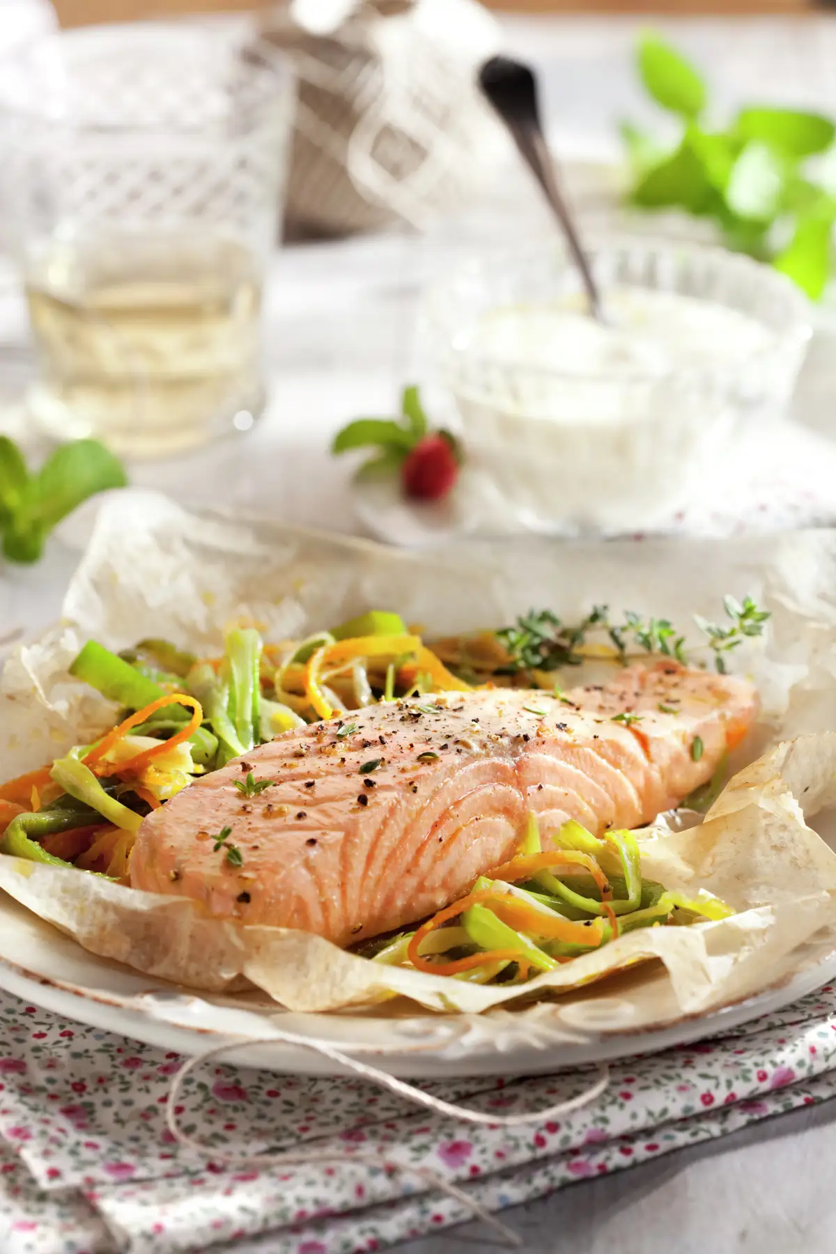 Salmón al horno