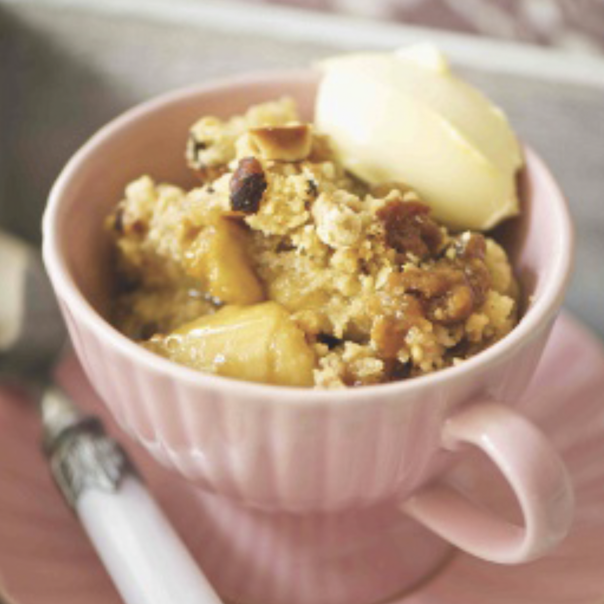 Crumble de plátano