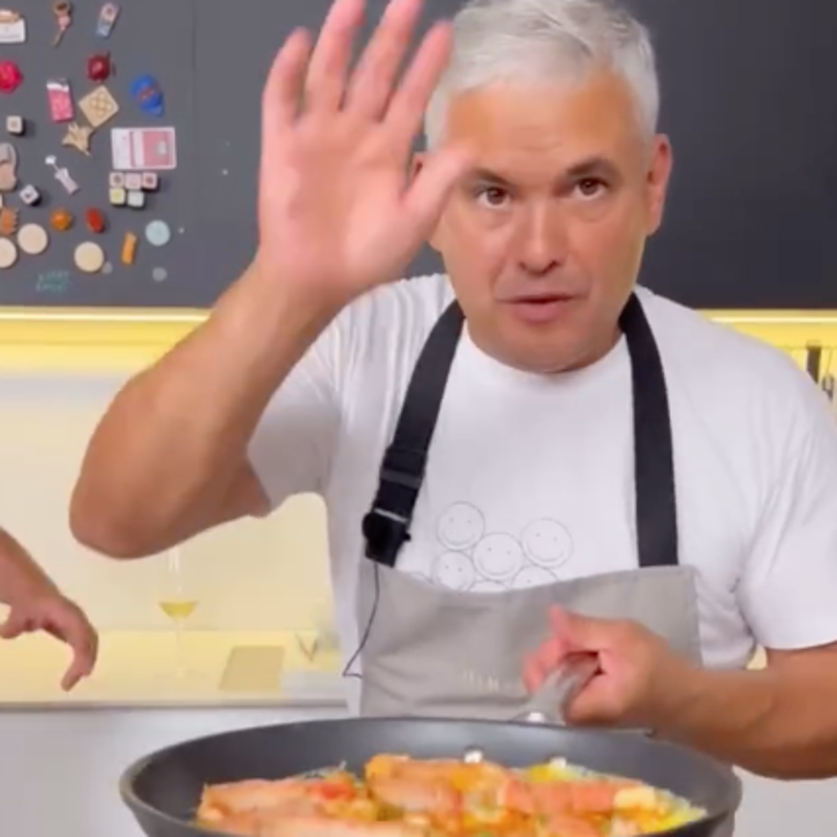 Tortilla con gambas al ajillo de Nandu Jubany