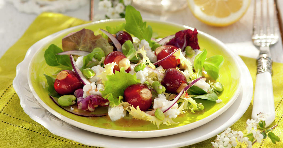 La fusión de ingredientes de esta ensalada te...