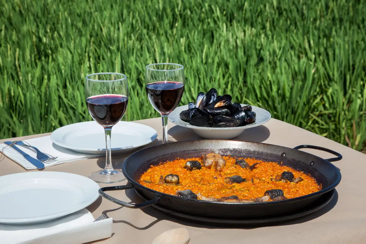 La paella de Bon Aire, en la Albufera