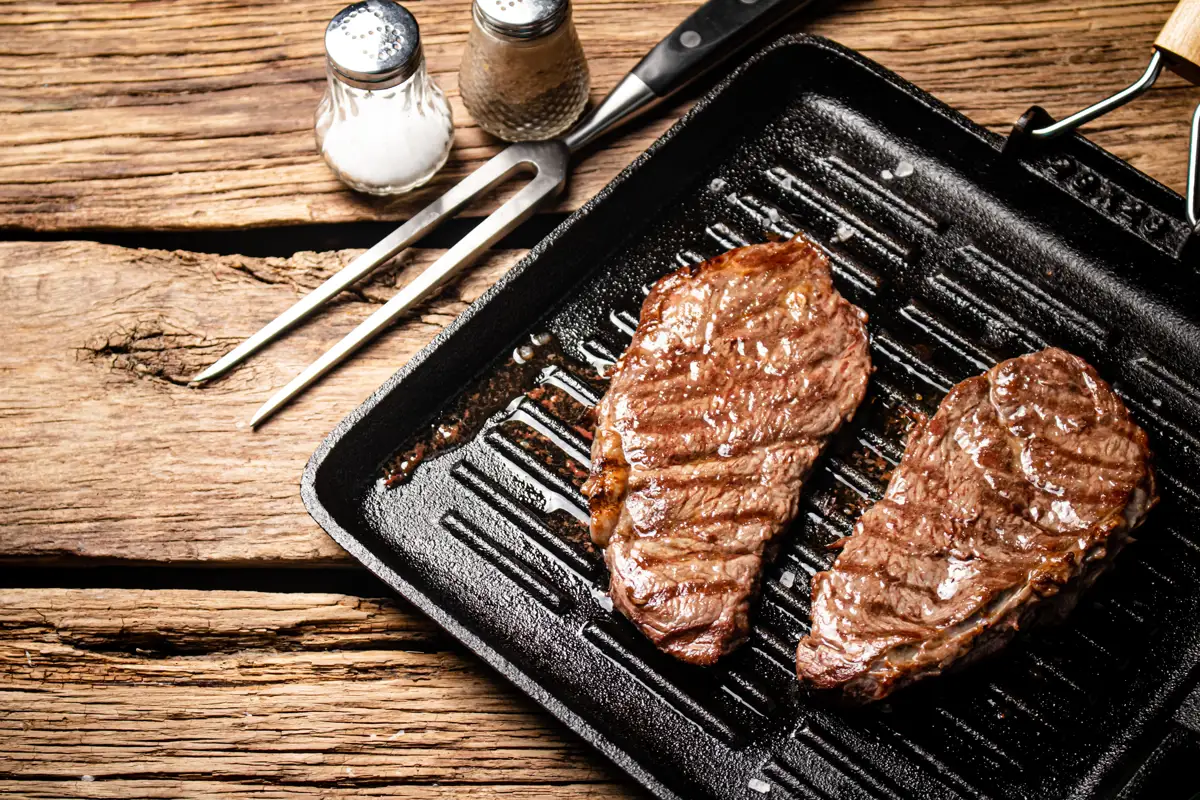 Carne a la plancha.