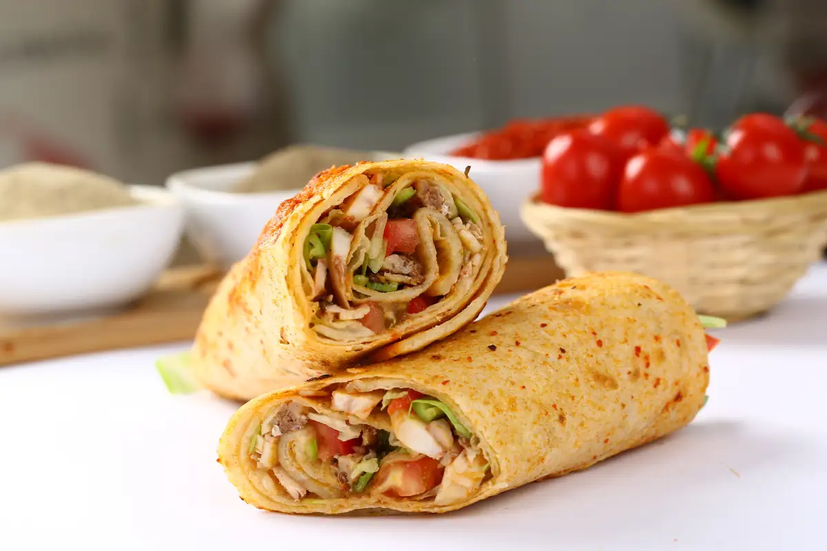 Burritos de pollo y queso