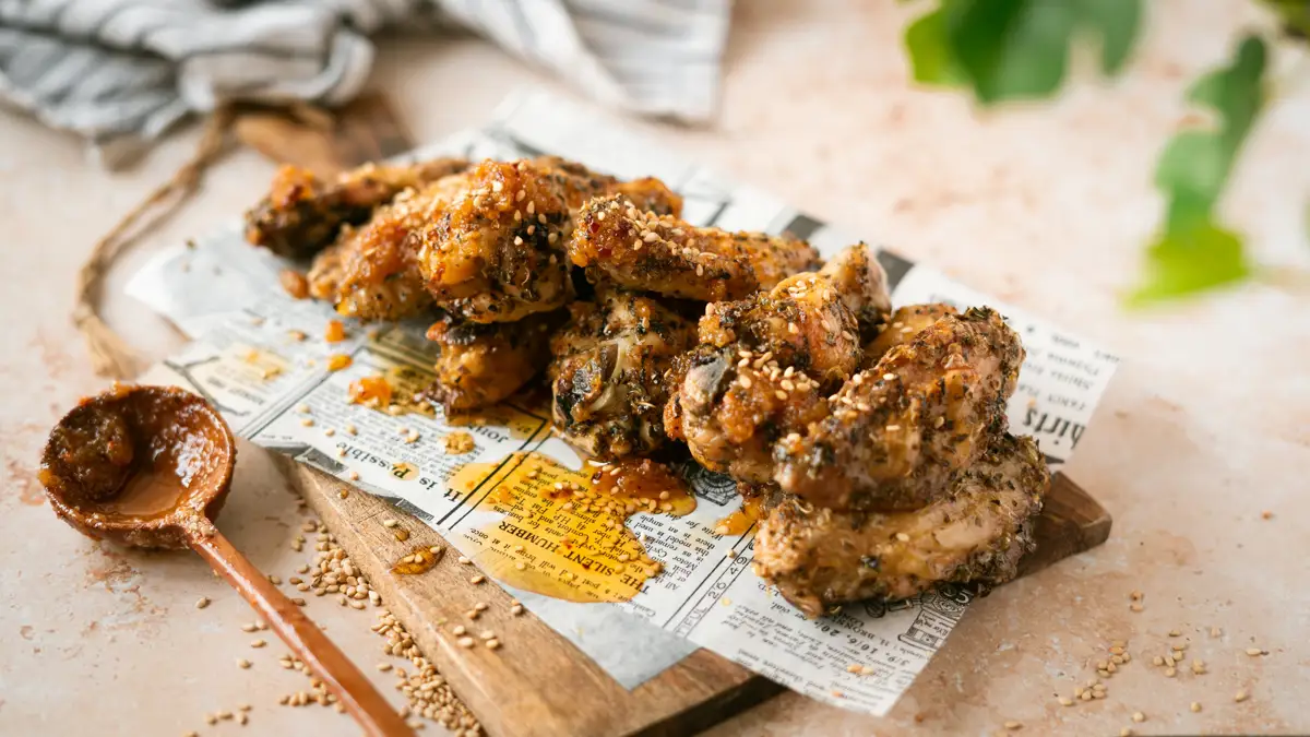 Alitas de pollo fáciles en la airfryer