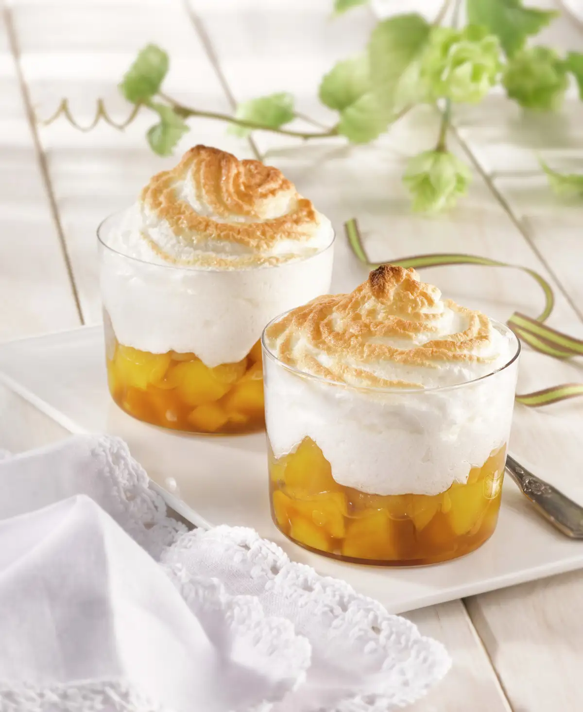 COMPOTA DE MANZANA GRATINADA.