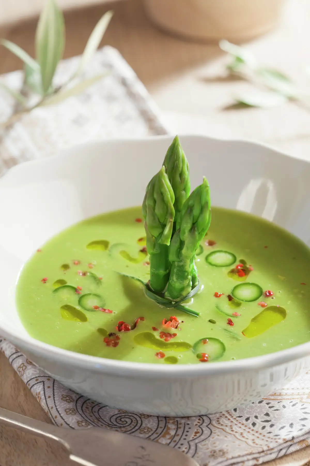 CREMA DE ESPÁRRAGOS VERDES.