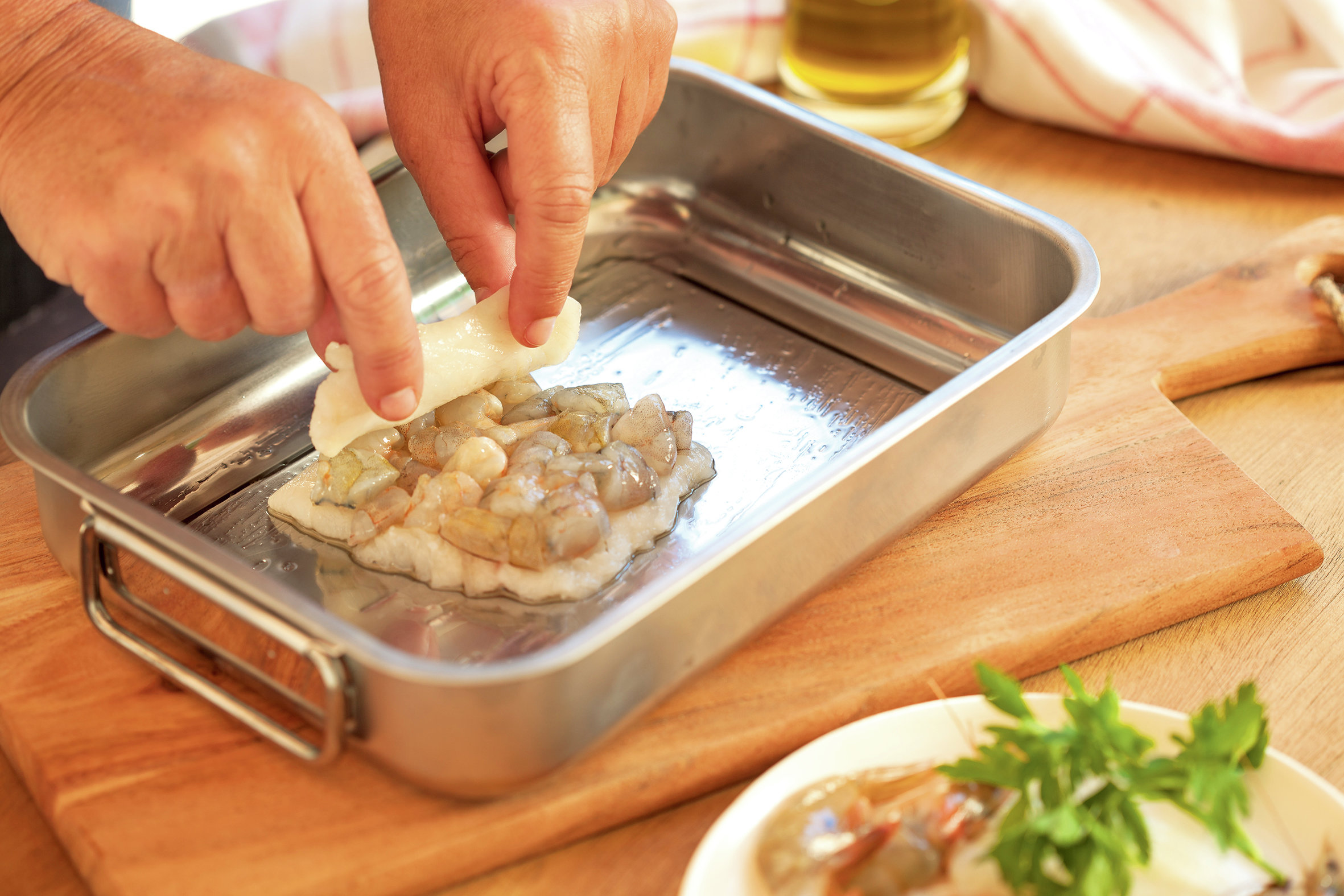 1. Rellena los filetes