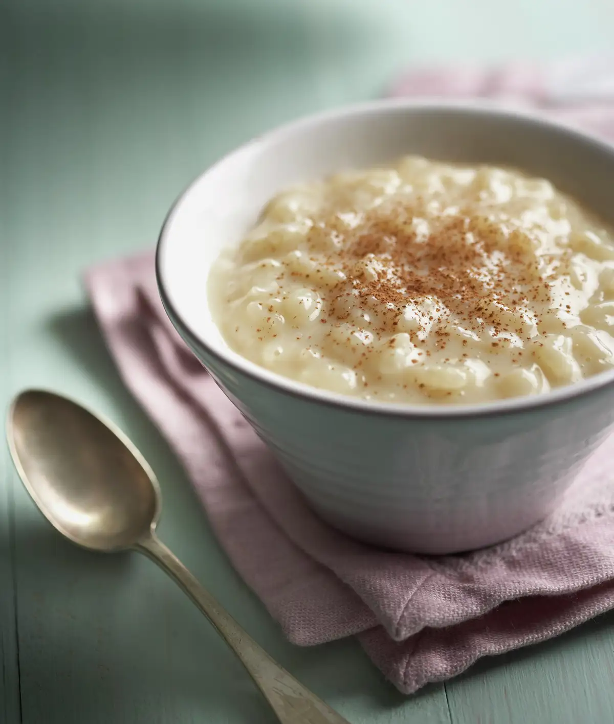 arroz con leche y chocolate blanco
