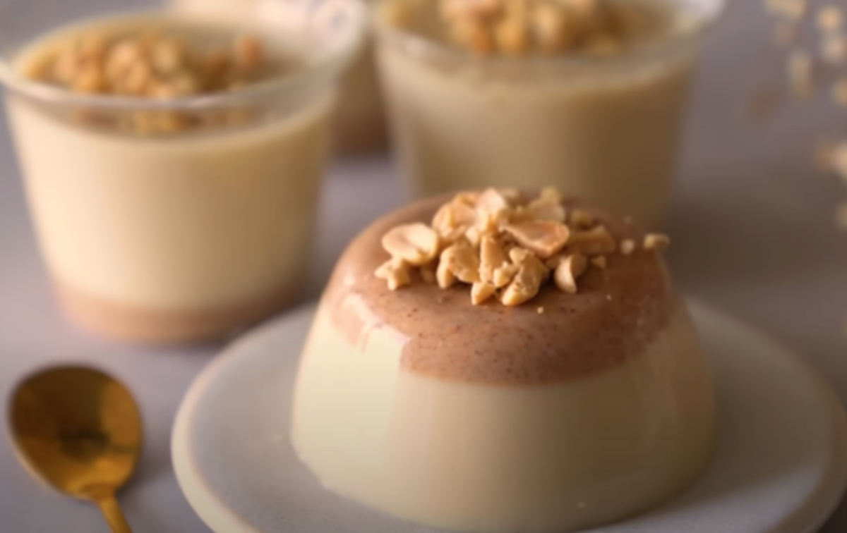 Postre cremoso sin horno y sin azúcar 