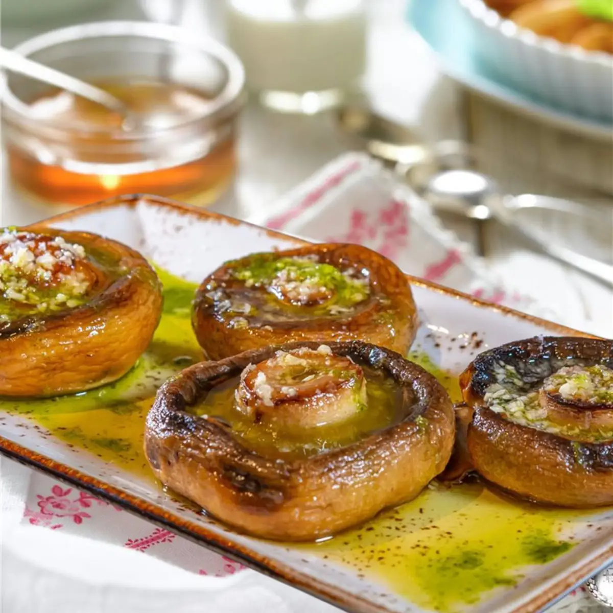 Champiñones al ajillo