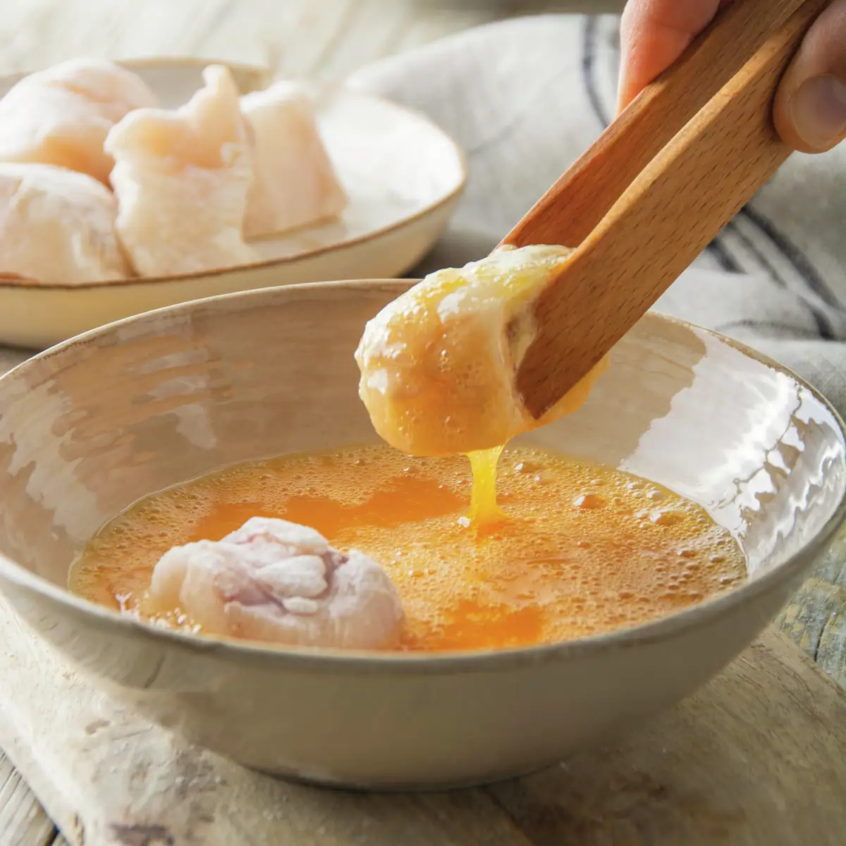 Rebozar pescado