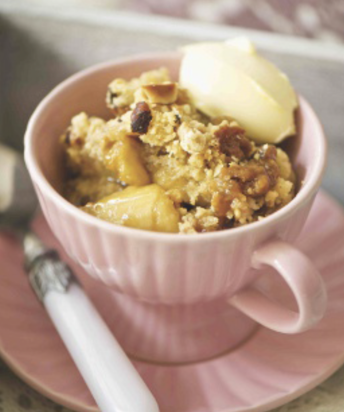 Crumble de plátano