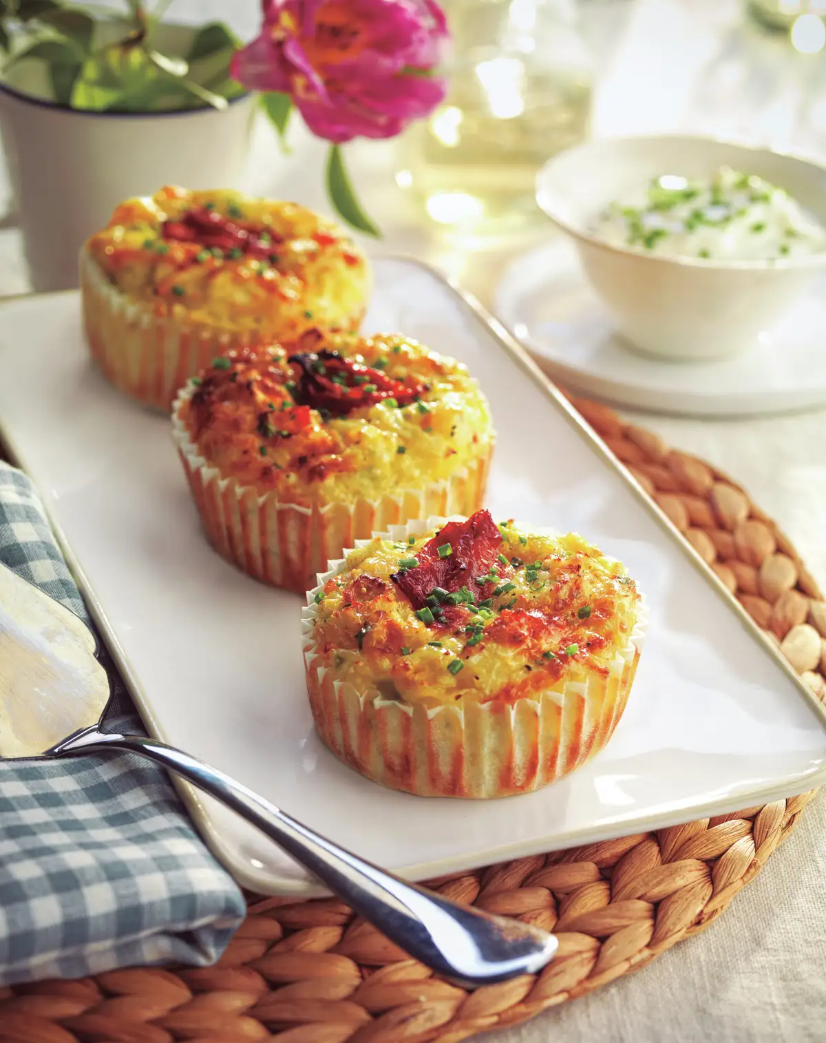 Muffins vegetales